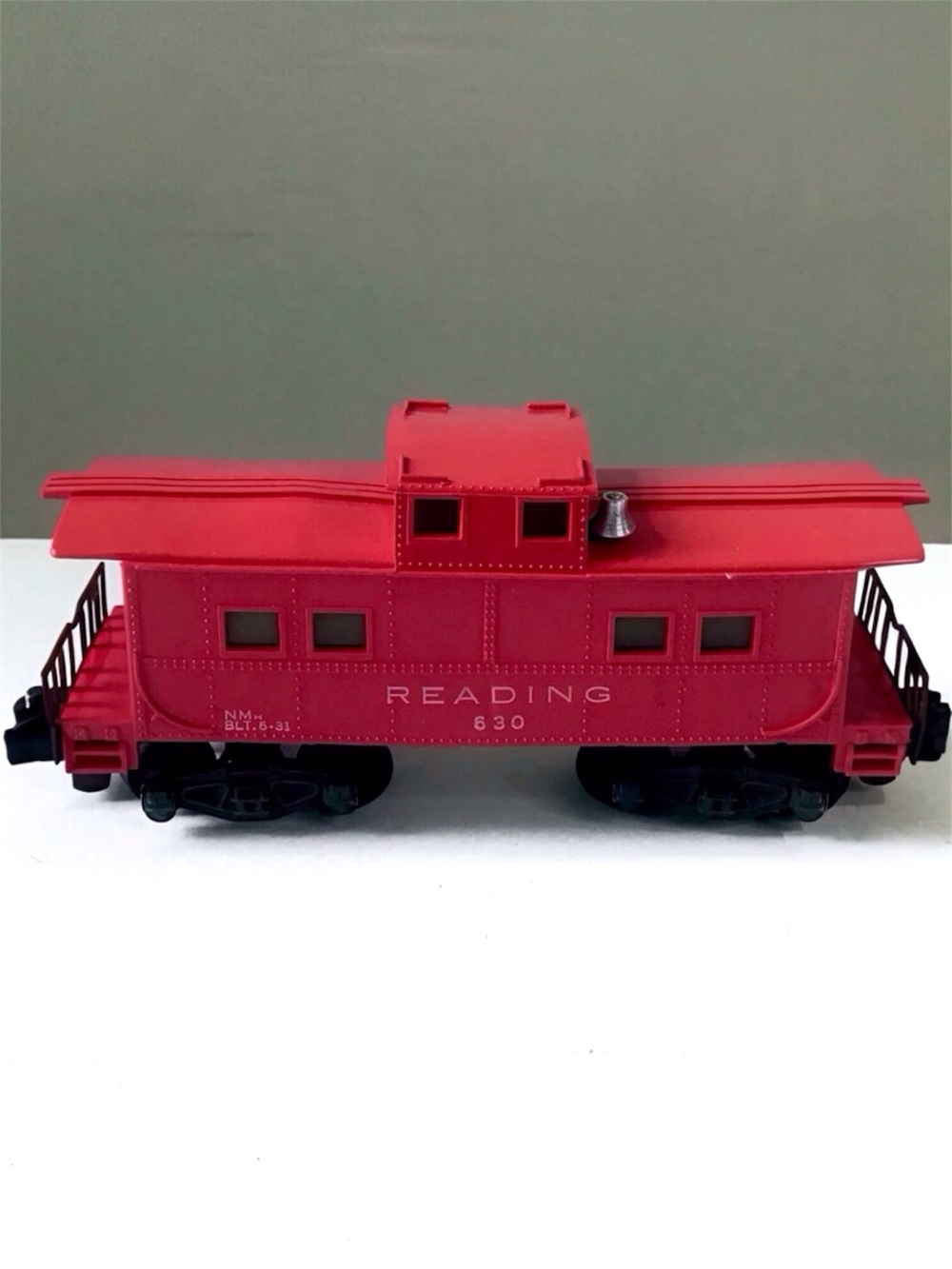 American Flyer Red Caboose Reading 630 S Gauge Model Railroad Train Car W/Defect